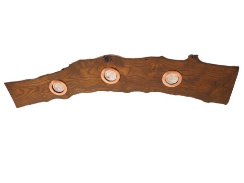 Live-Edge Chandelier