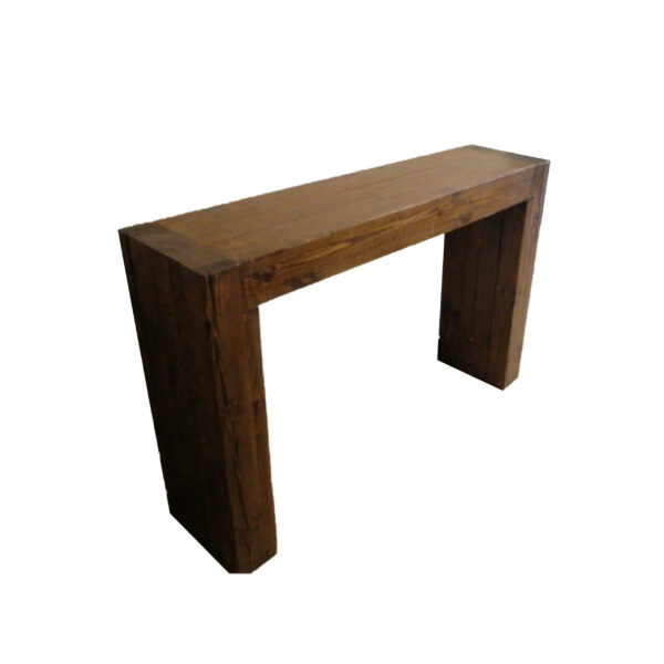 Minimalist Beech Wood Console Table