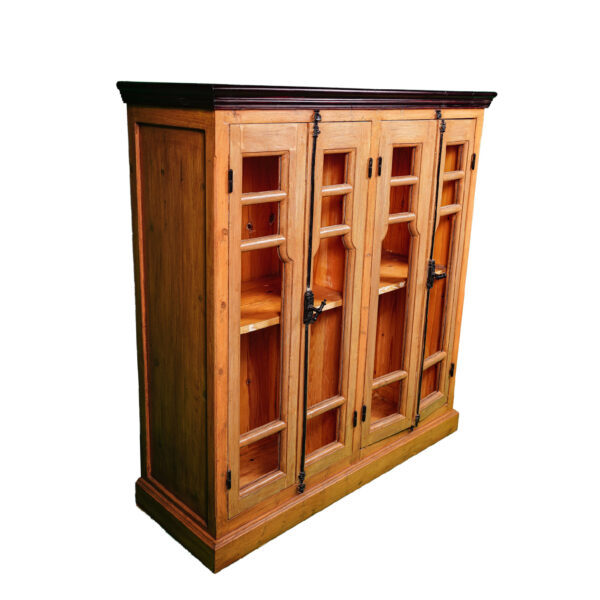 Antique Wooden-Glass Buffet