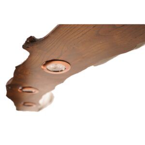 Live-Edge Chandelier