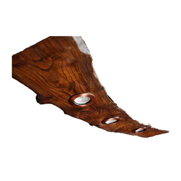 Live-Edge Chandelier