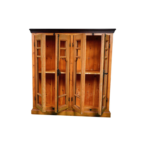 Antique Wooden-Glass Buffet