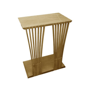 Beech Wood Live Edge C-Side Table