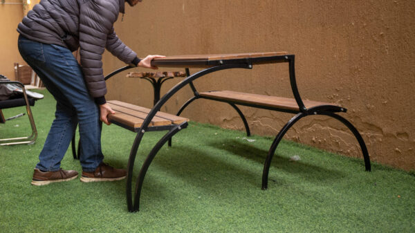 Folding Table and Bench