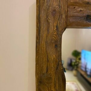Vintage Natural Wood Mirror