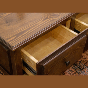 Classical Pine Wood Storage Table