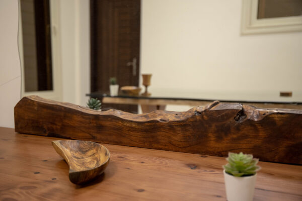 Natural Live Edge Mirror