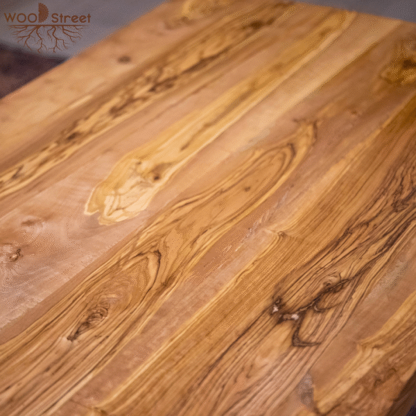 Sculptural Olive Wood Coffee Table