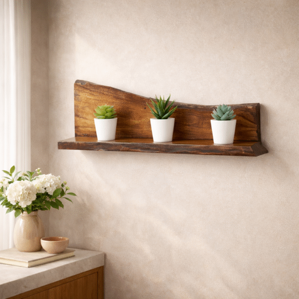63F6279D-AD5B-4F0F-BC03-CF8321979BB1 Live-Edge Mahogany Wall Shelf