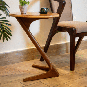 Z-Shaped Side Table
