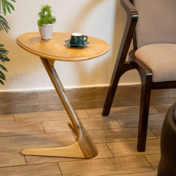 Z-Shaped Side Table