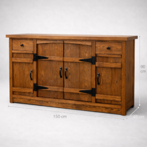 Rustic Pine Wood Buffet