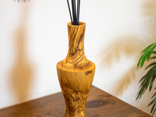 Wooden vase