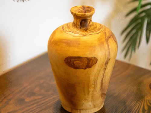 Wooden vase