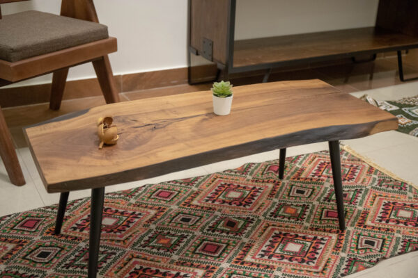 Live Edge Center Table American walnut wood