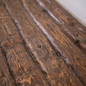 Live-Edge Pine Wood TV Unit