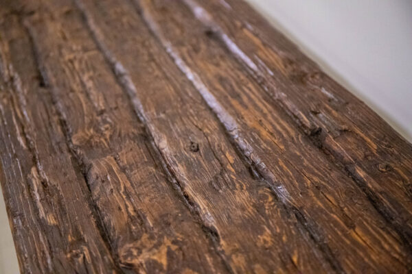 Live-Edge Pine Wood TV Unit