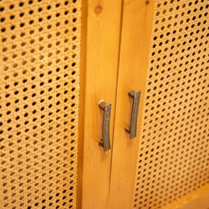 Shoe Storage with rattan