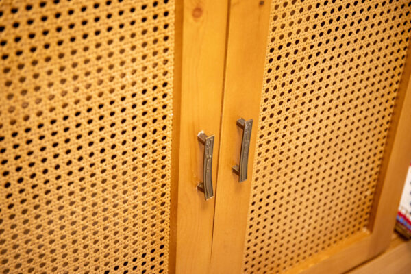 Shoe Storage with rattan