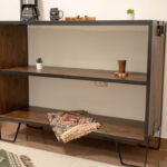 Handcrafted Wooden Display Cabinet