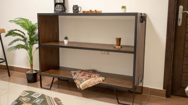 Industrial Pine Wood Coffee Corner