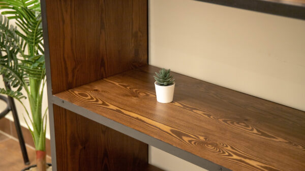 Industrial Pine Wood Coffee Corner