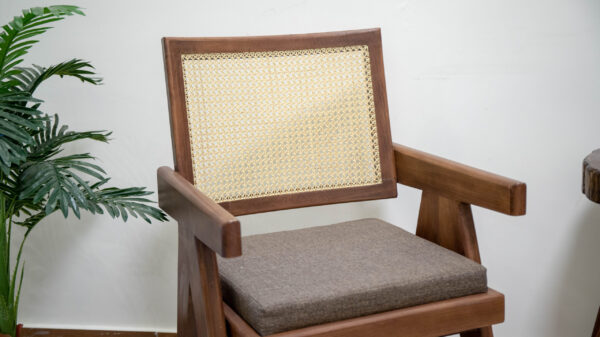 Artisan Rattan & Beech Wood Chair