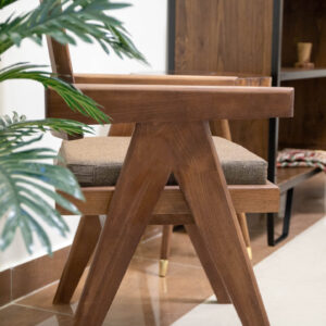 Artisan Rattan & Beech Wood Chair