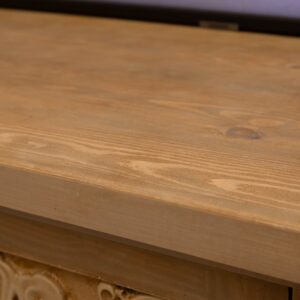 Carved Natural wood TV Unit  | WSA102/2