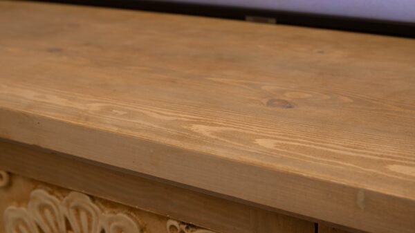 Carved Natural wood TV Unit  | WSA102/2