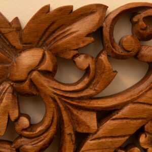 Handcrafted Floral Wall Panel