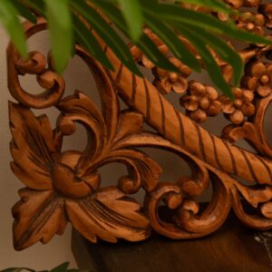 Handcrafted Floral Wall Panel