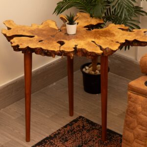 Live-Edge Side Table