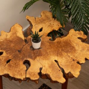 Live-Edge Side Table