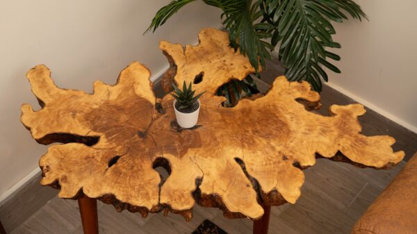 Live-Edge Side Table
