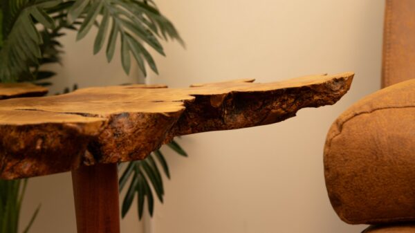 Live-Edge Side Table