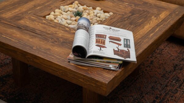 Solid Natural wood Coffee Table | WS11/3