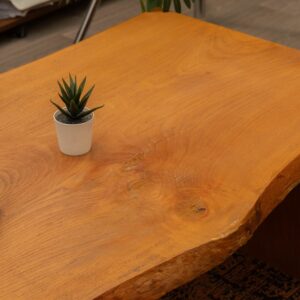 Handcrafted Live-Edge Coffee Table