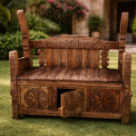 Handcrafted wooden pendant light