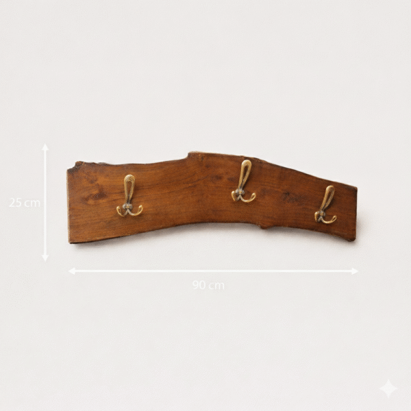 Live-Edge Mahogany Clothes Hanger
