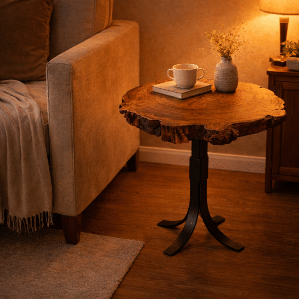 mahogany_sidetable01 (1) Round Mahogany Live Edge Side Table