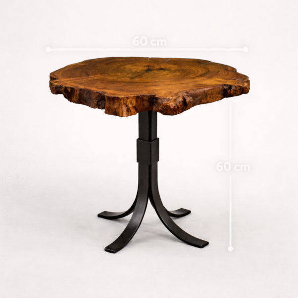 mahogany_sidetable01 (3) Round Mahogany Live Edge Side Table