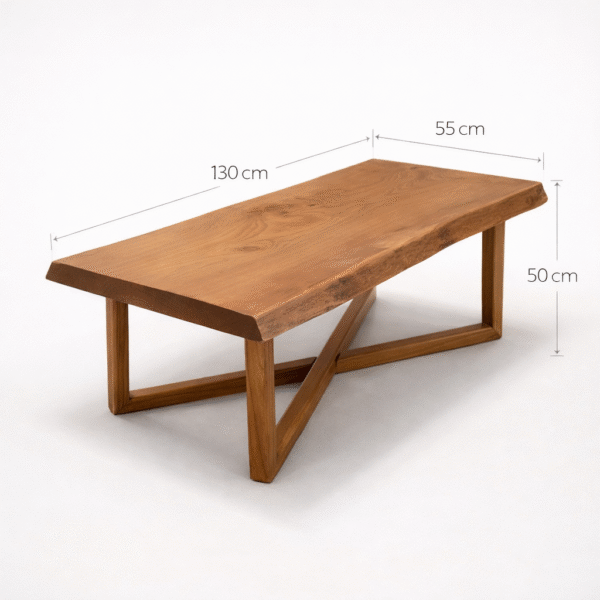 Live-Edge Beech Center Table
