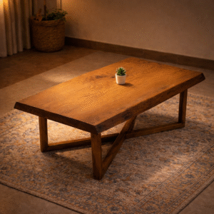 Live-Edge Beech Center Table