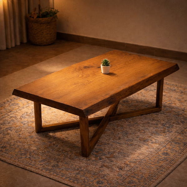 Live-Edge Beech Center Table