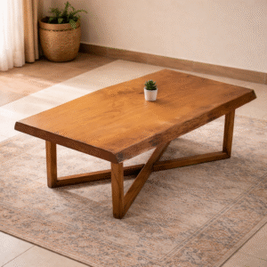 Live-Edge Beech Center Table