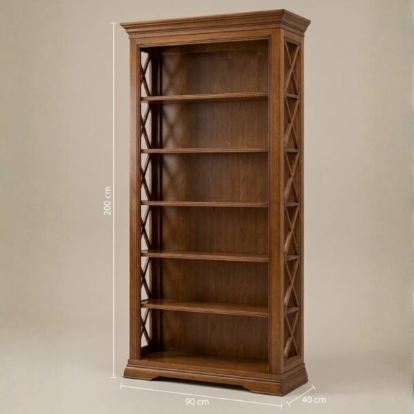 Pine Wood Display Bookcase