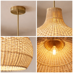 Natural Woven Pendant Light
