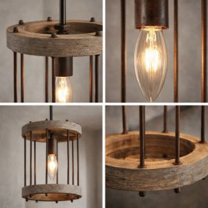 Rustic Industrial Pendant light