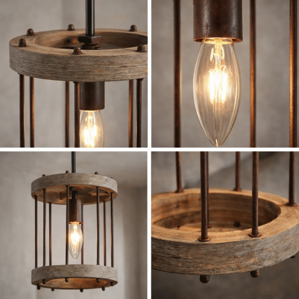 Rustic Industrial Pendant light